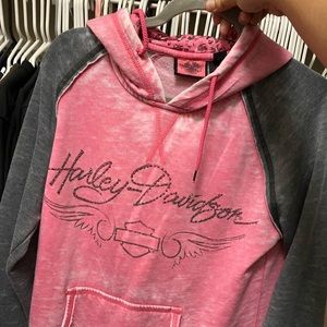 Y2K harley davidson hoodie
